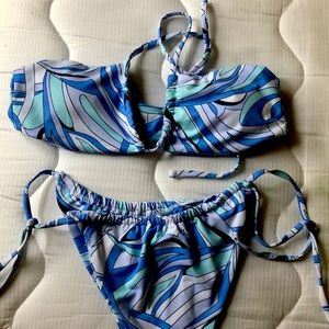 Shein bikini blue brand new